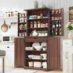 ACCOHOHO 72" Tall Kitchen Pantry, Farmhouse Storage Cabinet - Image 3