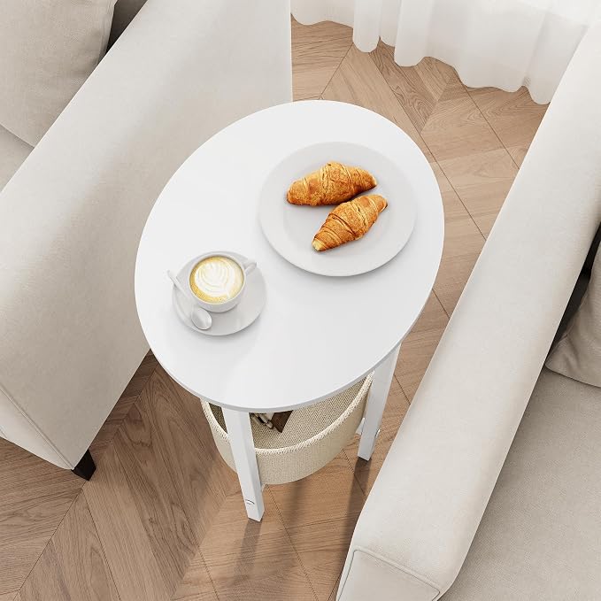 Vagusicc Round Side Table End Table - Image 8