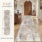 UERMEI 3x12 Washable Runner Rug - Image 5