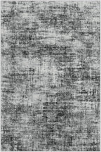 8x10 Area Rugs for Living Room: Washable Abstract Black Badroom Carpet | - Image 3