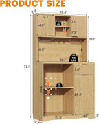 kepptory 72" Mini Fridge Cabinet - Image 2