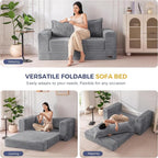 MAXYOYO Convertible Sofa Bed, 2 in 1 Folding Couch Bed - Image 4