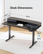 HUANUO 48″ x 24″ Electric Standing Desk - Image 2