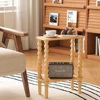 Veegle Narrow Side Table, Small End Table - Image 3