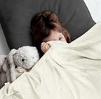 Utopia Bedding Ultra Soft Fleece Bed Blanket Throw Size Ivory | Microfiber - Image 9