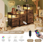 Lazzanto Night Stand Bedside Table Bedroom - Image 4