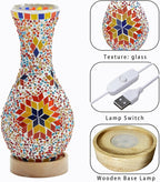 Mosaic Vase Lamp, Turkish Moroccan Table Lamp，Colorful Handmade Glass Vase - Image 7