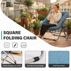 Tiita Comfy Saucer Chair, Soft Faux Fur Oversized Folding Accent Chair - Image 8