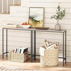 HOOBRO 2 Pack Narrow Console Table, 29.5" Small Entryway Table, Thin Long Sofa - Image 5