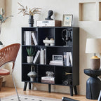 LEYAOYAO 8 Cube Bookshelf, 3 Tier Bookcase - Image 3