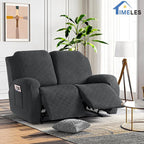 Timeles Extra Wide Recliner Loveseat Covers Oversized Reclining Couch Covers - Image 7