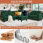 5 Seat Sectional Sofa Set for Living Room Set - Image 4
