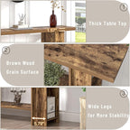 FOLUBAN Console Table for Entryway, Farmhouse Sofa Table - Image 7