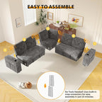 Modular Sectional Sleeper Sofa - Image 8