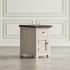 Jofran Madison County Pine Farmhouse Chairside Table - Image 8