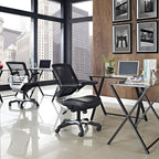 Modway Edge Mesh Back and Mesh Seat Office Chair In Black - Image 8