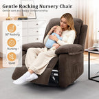 Korser Recliner Chair, 360 Swivel Rocker Chair - Image 5