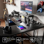 Furologee L Shaped Gaming Desk - Image 5