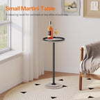 HOOBRO Small Round Side Table, Drink Table, Coffee Martini Table - Image 6