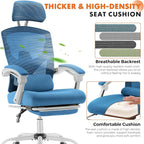 Sweetcrispy Office Computer Desk Chair, Ergonomic High-Back Mesh Rolling Work - Image 4