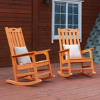 Psilvam Oversized Outdoor Rocking Chair, - Image 7