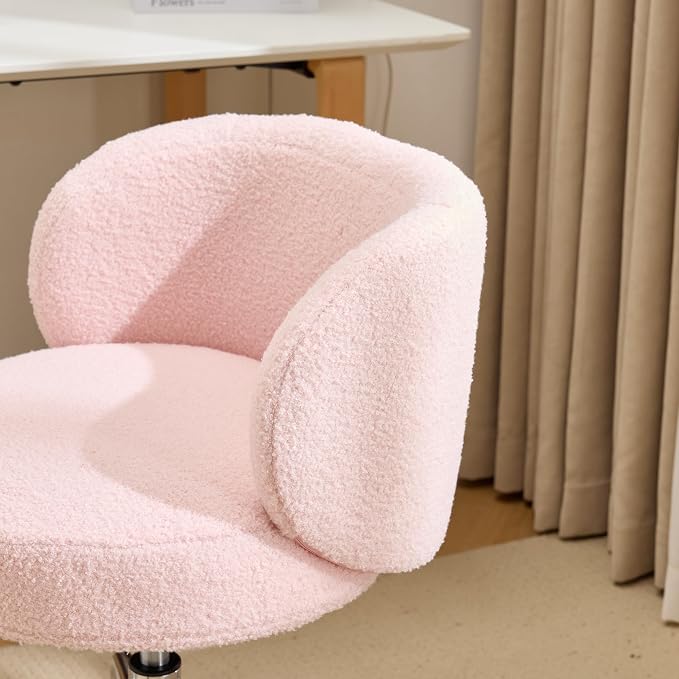 VINGLI Cute Small Swivel Desk Chair Comfy - Image 3