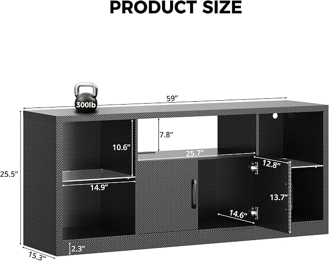 IRONCK TV Stand for TVs 65 inch - Image 3