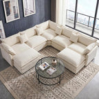 111.4" V-Shaped Corner Couch Sectional by MUDANT