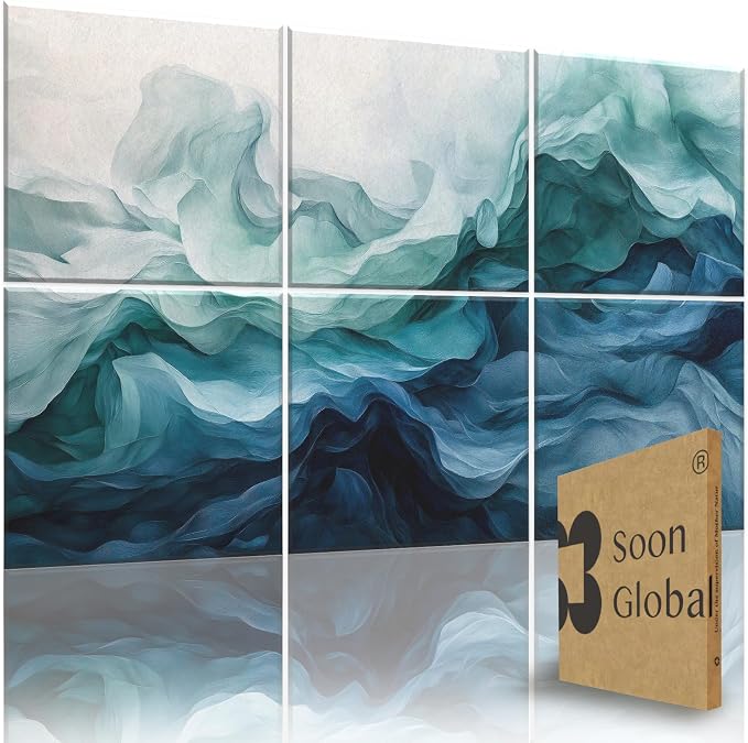 Soon Global Acoustical Wall Panels, 72 X 48 Inches Art Acoustic Panels by SoonGlobal