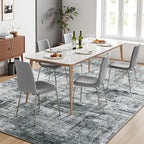 9x12 Area Rug for Living Room, Abstract Washable Non-Slip Large Rugs, Dining - Image 6