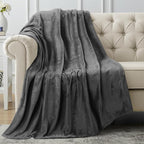 Utopia Bedding Ultra Soft Fleece Bed Blanket Throw Size Grey | Microfiber Plush by UTOPIABEDDING