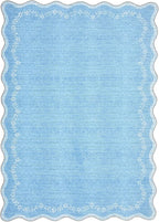GarveeHome 6x9 Scalloped Area Rug Soft Washable Rug - Image 5