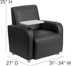 Flash Furniture George LeatherSoft Guest Chair - Image 3