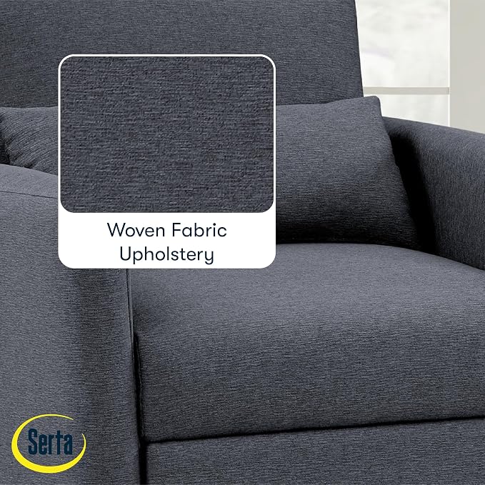 Serta® Corwin 36" Convertible Accent Chair, Dreamcoil® Comfort, FingerGuard® - Image 4