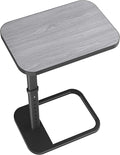 Kitstorack TV Tray Table, Adjustable Height & Rounded Metal Corners, Snack Table by Kitstorack