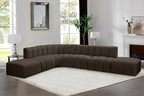 Meridian Furniture 102Brown-S7A Arc Collection Modern | Contemporary Modular - Image 2