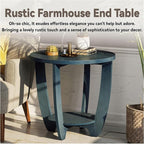 COZAYH Rustic Farmhouse End Table - Image 7