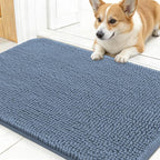 OLANLY Dog Door Mat for Muddy Paws 30x17, Super Absorbent Chenille Mud Mat | by OLANLY