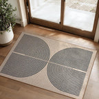 Lahome Enfys Rainbow Easy Jute Rug, 2x3 Farmhouse Kitchen Rugs Non Slip - Image 7