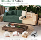 YOUDENOVA Sofa, 3 Piece Set Comfy Sofa, Loveseat & 2 3-Seater Couch - Image 7