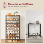 Tajsoon 8 Tier Free Standing Shoe Rack - Image 4