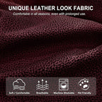 ANARACHON Leather Look Recliner Couch Cover, 8-Pieces Stretch Recliner Sofa - Image 5