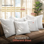 Utopia Bedding 20x20 Pillow Inserts, 2 Pack | Indoor cushion inserts - Image 6