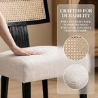 VESCASA Linen Upholstered Dining Chairs - Image 3