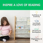 Humble Crew Kids Bookshelf, 4-Tier Front-Facing Book Display Organizer - Image 5