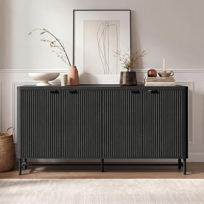 Fatmok 65" Fluted Buffet Cabinet by Fatmok