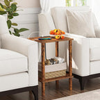 TUTOTAK End Table with Charging Station, Small Side Table with Outlets - Image 6