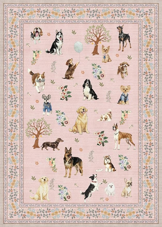 Pink Entry Rug 24x17inch Small Door Mat Runner - Image 6