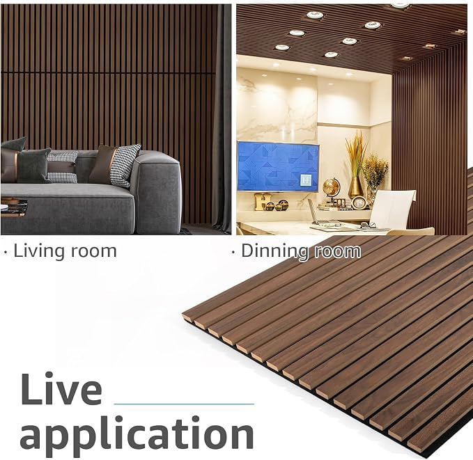 Art3d 2-Pack Acoustic Wood Slat Wall Panels - Image 3