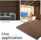 Art3d 4 Pack 47.2 x 23.6in. Wood Slat Acoustic Panels - Image 3